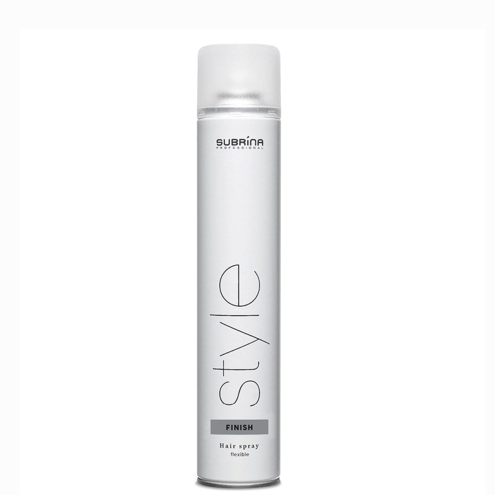 Subrina Professional Style Finish Flexible Hair Spray, 500 ml - Spray fixativ cu aerosol și fixare flexibilă