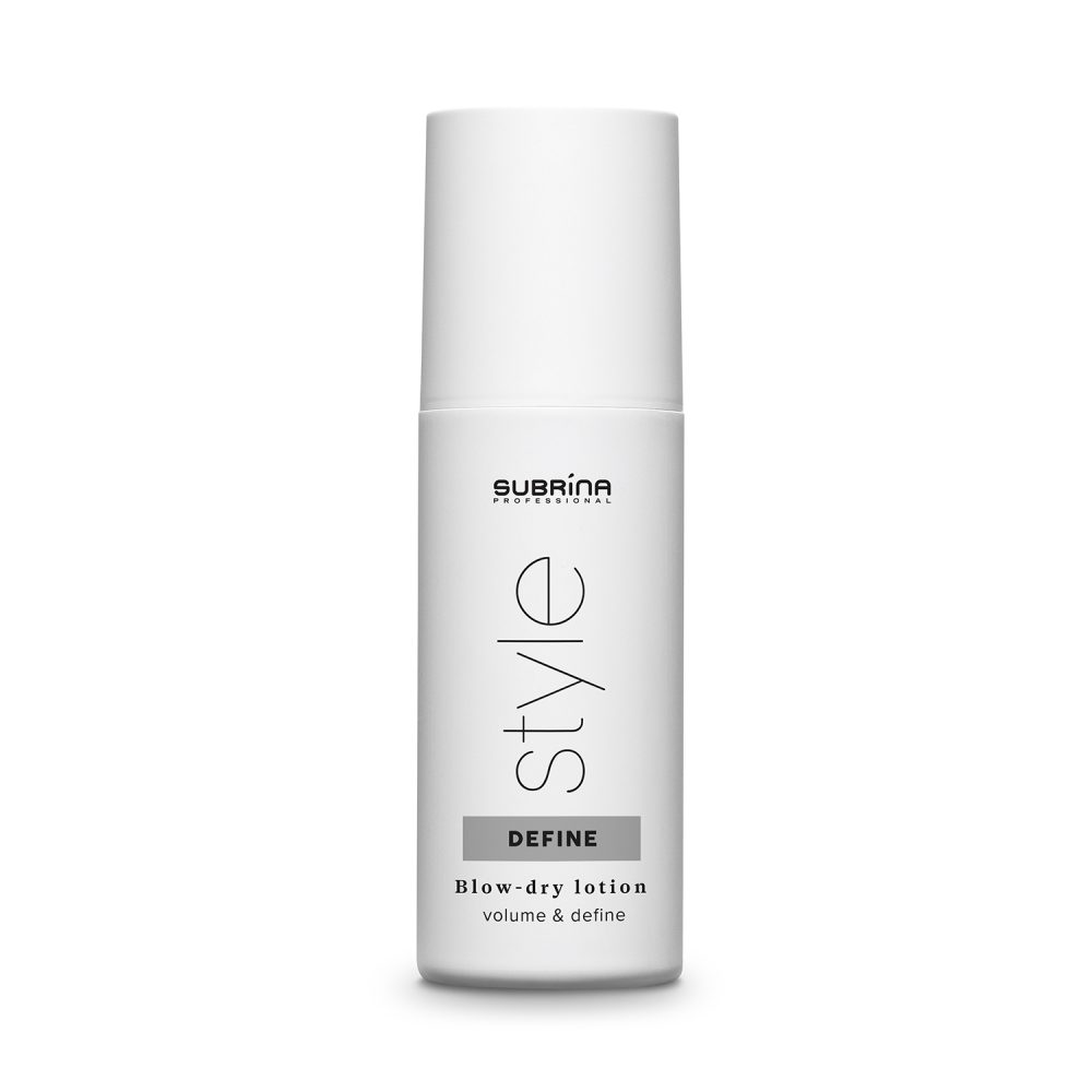 Subrina Professional Style Define Blow-Dry Lotion, 150 ml - Loțiune fixatoare pentru volum și definire