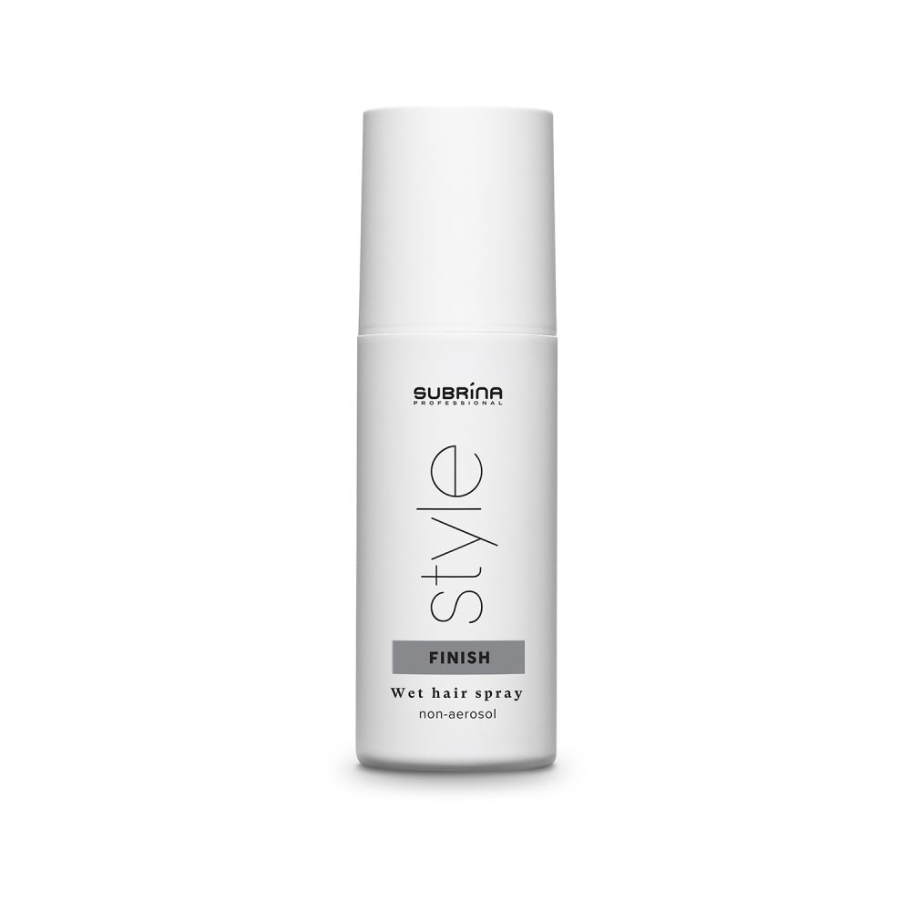 Subrina Professional Style Finish Non-Aerosol Wet Hair Spray, 150 ml - Spray fixativ non-aerosol cu fixare foarte puternică