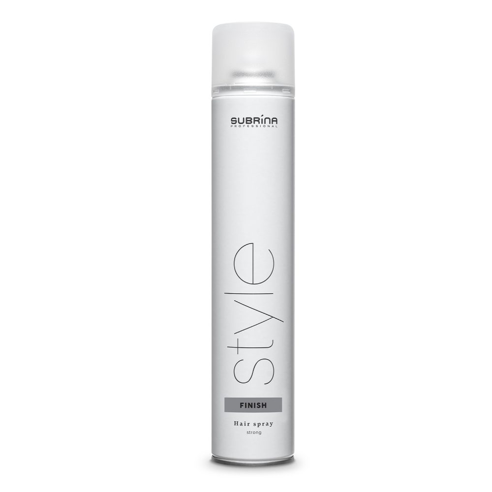 Subrina Professional Style Finish Strong Hair Spray, 500 ml - Spray fixativ cu aerosol și fixare foarte puternică