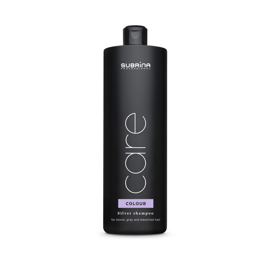 Subrina Professional Care Colour Silver Shampoo, 1000 ml - Șampon anti-galben pentru păr argintiu
