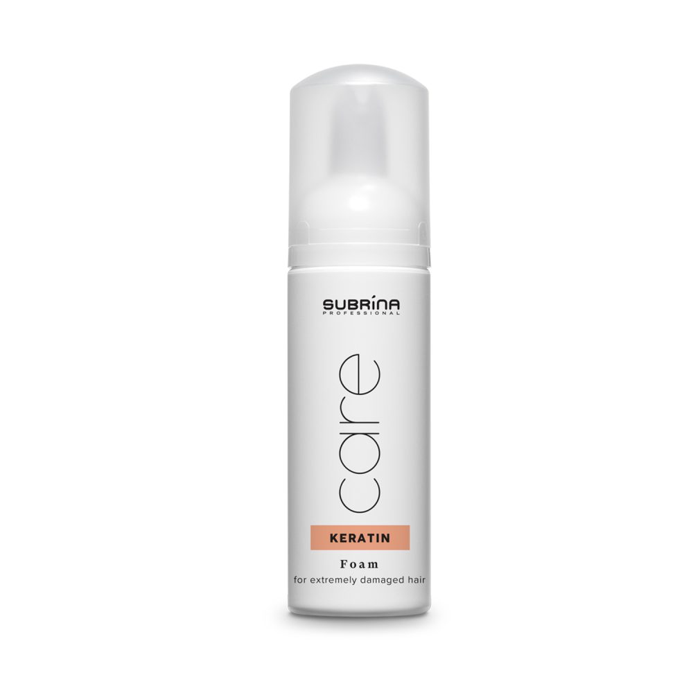 Subrina Professional Care Keratin Foam, 150 ml - Spumă leave-in tratament cu cheratină