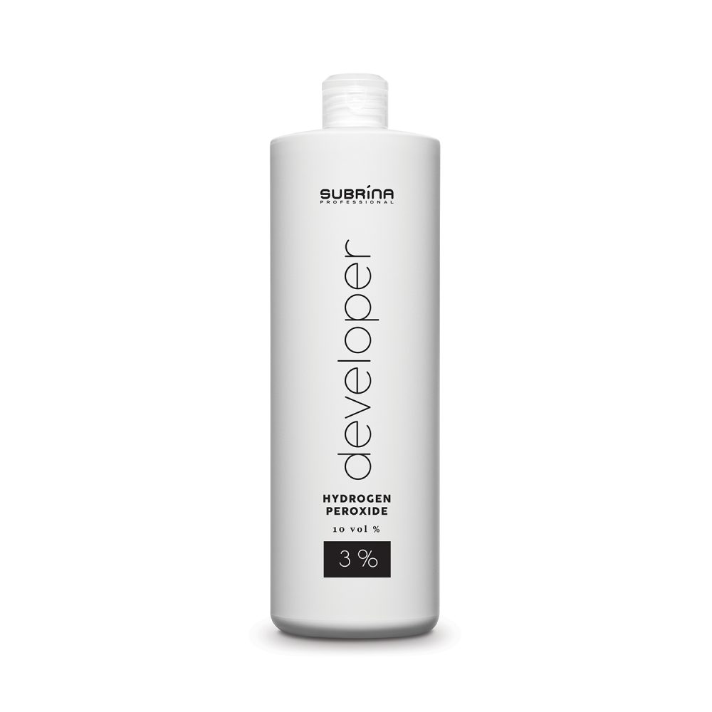 Subrina Professional Developer Hydrogen Peroxide 3%, 1000 ml - Oxidant cremă