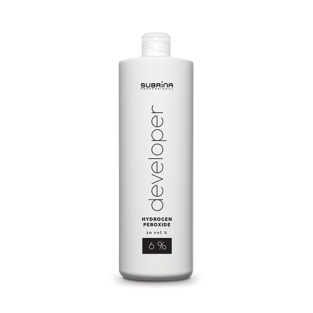 Subrina Professional Developer Hydrogen Peroxide 6%, 1000 ml - Oxidant cremă