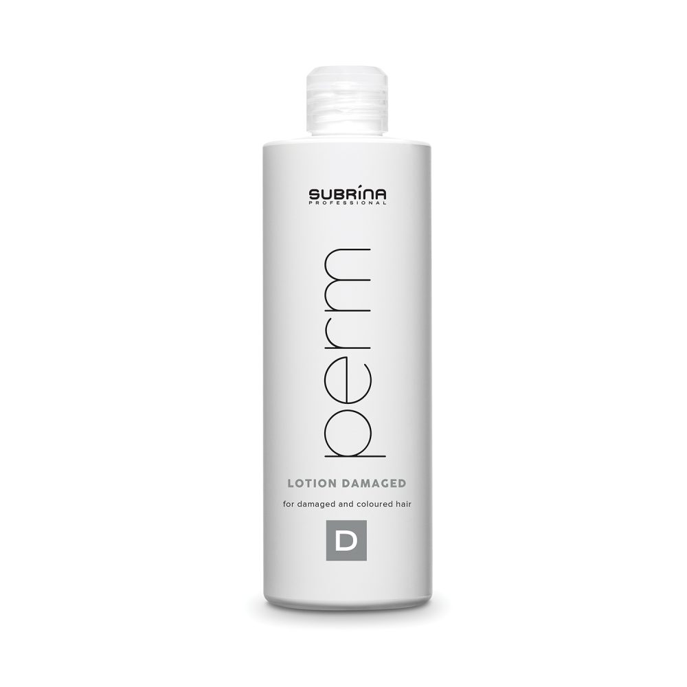 Subrina Professional Perm Lotion Damaged, 450 ml – Loțiune ondulatoare permanentă pentru păr degradat sau vopsit