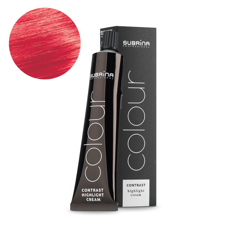 Subrina Professional Contrast Colour Red, 60 ml - Vopsea permanentă roșie pentru șuvițe