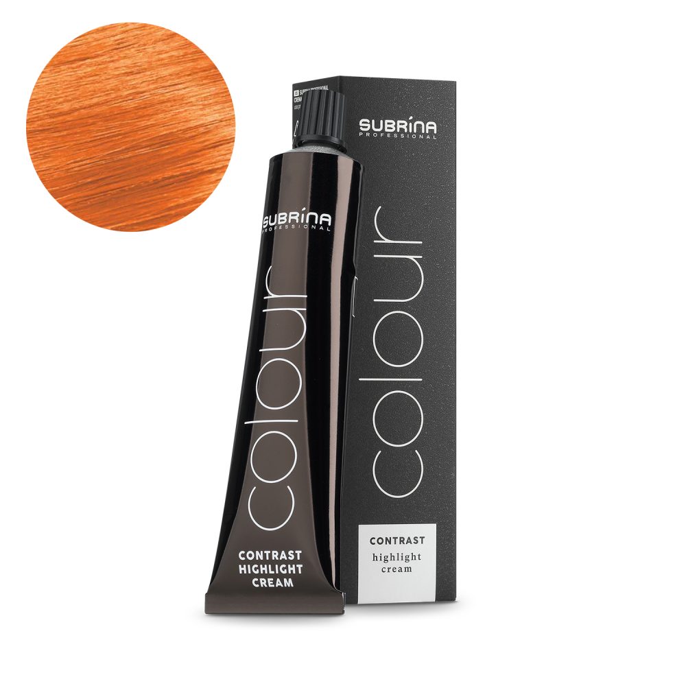Subrina Professional Contrast Colour Orange, 60 ml - Vopsea permanentă portocalie pentru șuvițe