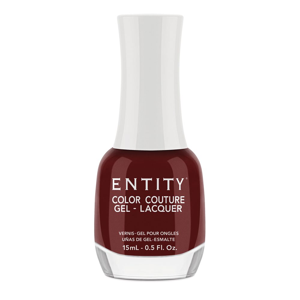 Entity Beauty "Cabernet Ball Gown" Gel-Lacquer - Gel-lac hibrid pentru unghii, 15 ml