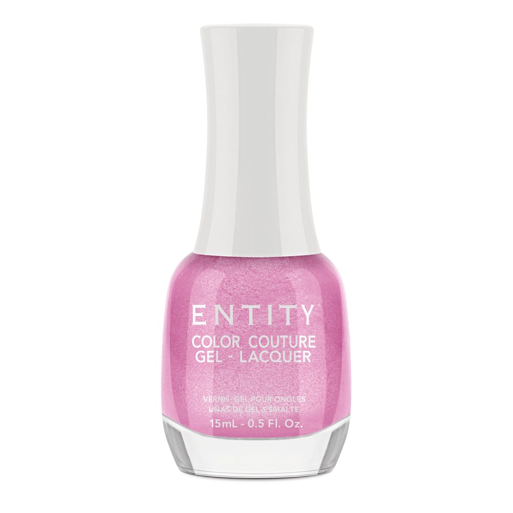 Entity Beauty "Ruching Pink" Gel-Lacquer - Gel-lac hibrid pentru unghii, 15 ml