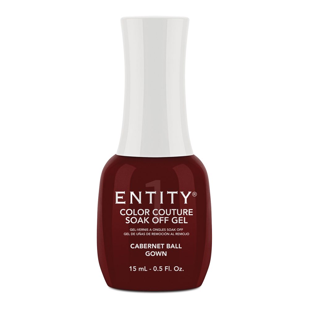 Entity Beauty "Cabernet Ball Gown" Soak Off Gel - Gel Soak Off pentru unghii, 15 ml