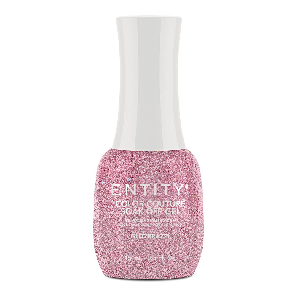 Entity Beauty "Glitzerazzi" Soak Off Gel - Gel Soak Off pentru unghii, 15 ml