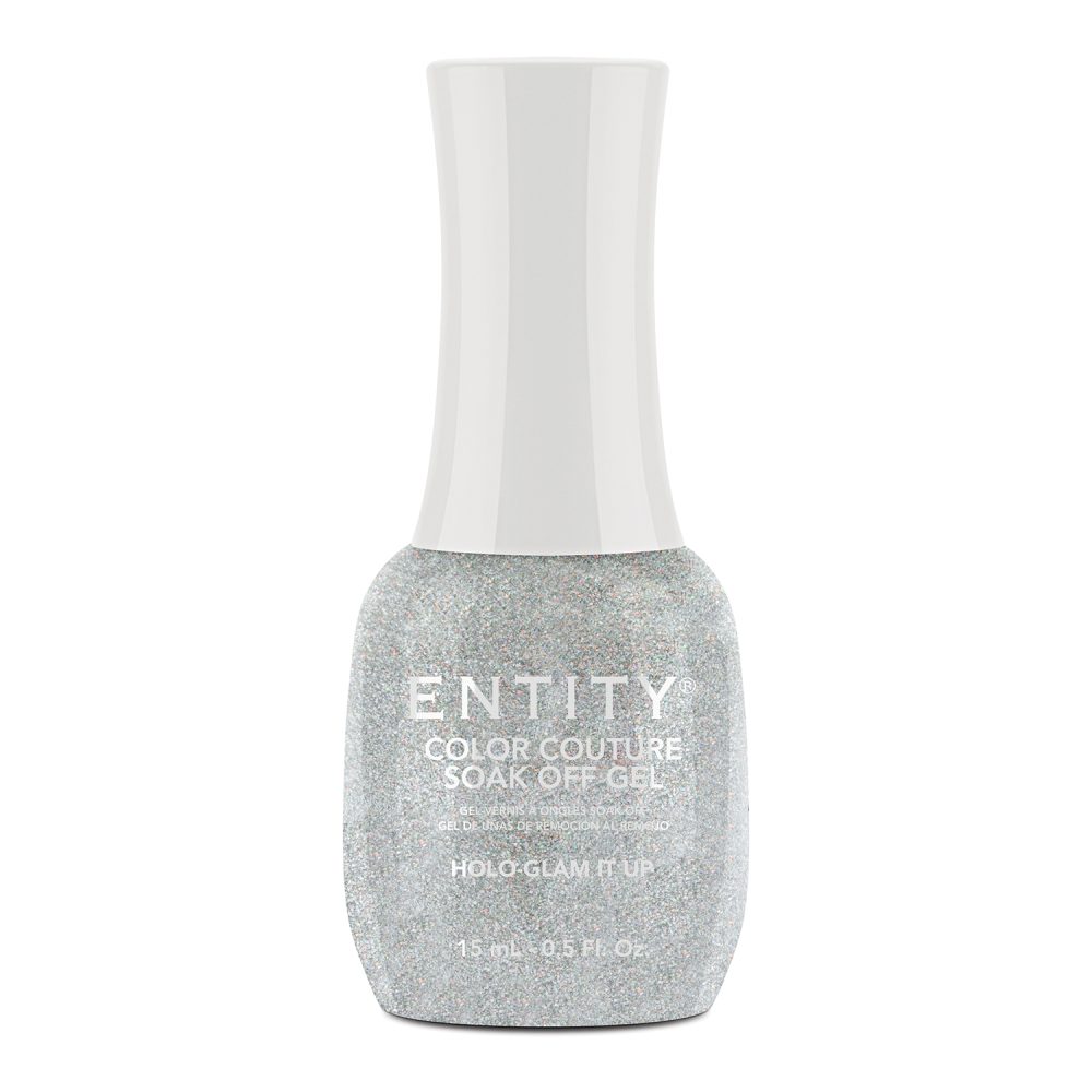 Entity Beauty "Holo-Glam It Up" Soak Off Gel - Gel Soak Off pentru unghii, 15 ml