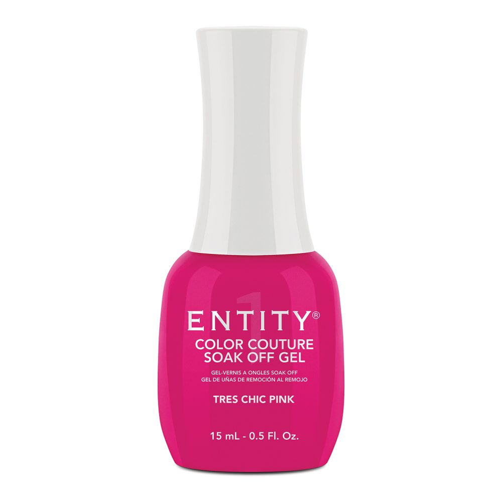 Entity Beauty "Tres Chic Pink" Soak Off Gel - Gel Soak Off pentru unghii, 15 ml