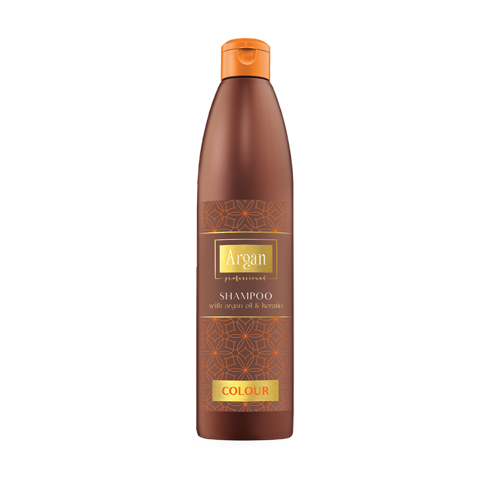 Argan Professional Colour Shampoo with Argan Oil & Keratin, 500 ml - Șampon hidratant cu ulei de argan și cheratină pentru părul colorat