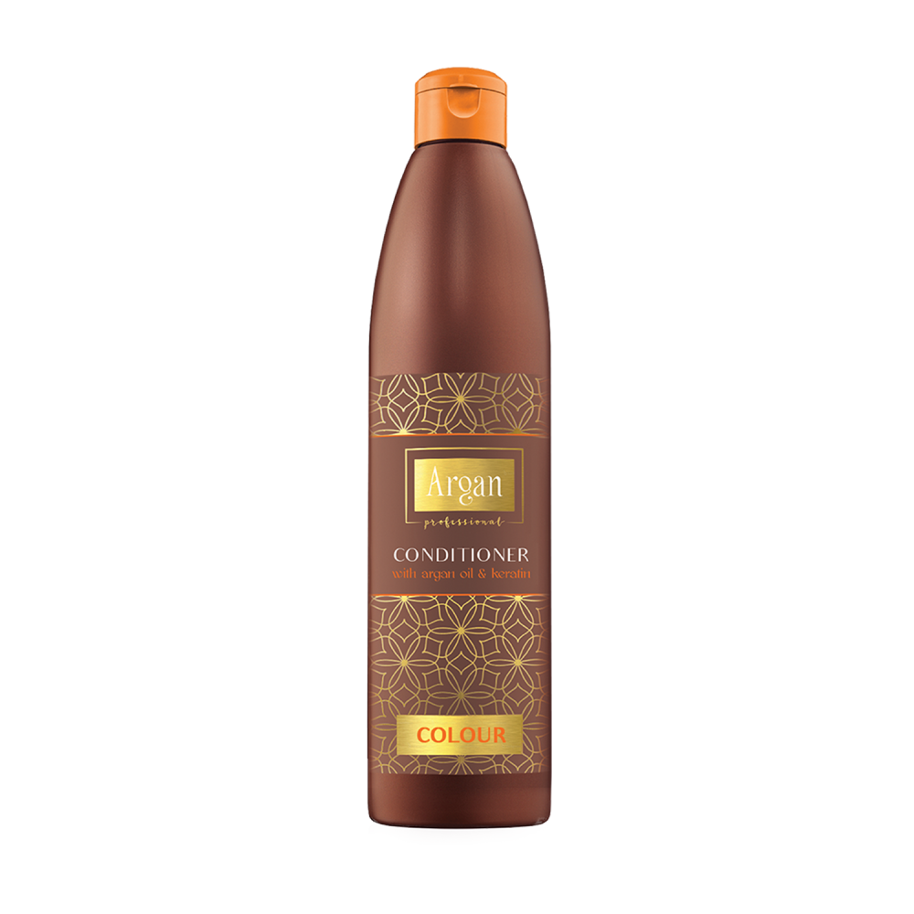 Argan Professional Colour Conditioner with Argan Oil & Keratin, 500 ml - Balsam hidratant cu ulei de argan și cheratină pentru părul colorat