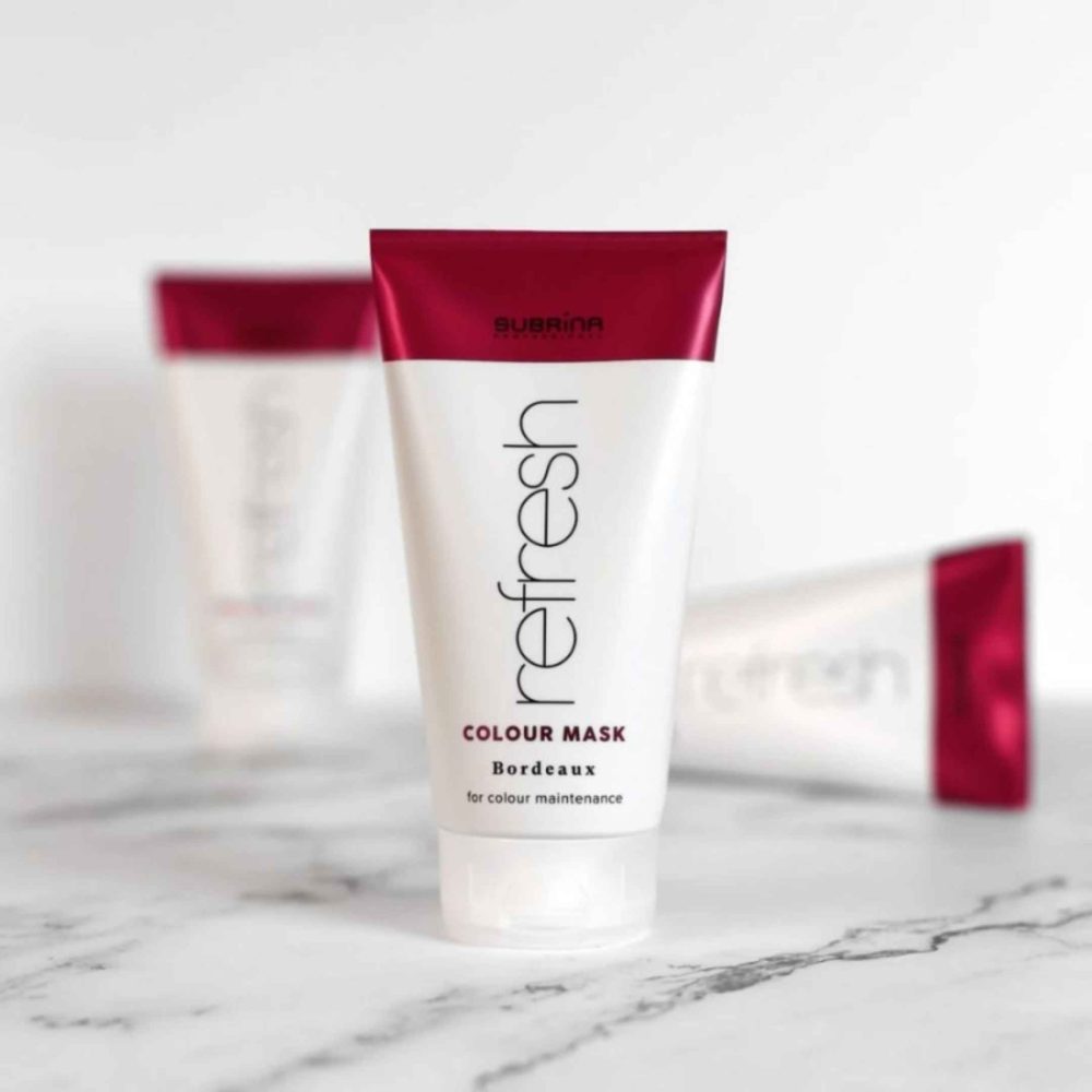 Subrina Professional Refresh Colour Mask Bordeaux, 150 ml - Mască nuanțatoare pentru reîmprospătarea culorii - imagine 4