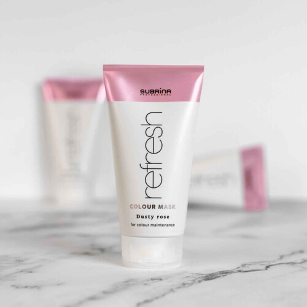 Subrina Professional Refresh Colour Mask Dusty Rose, 150 ml - Mască nuanțatoare pentru reîmprospătarea culorii - imagine 4