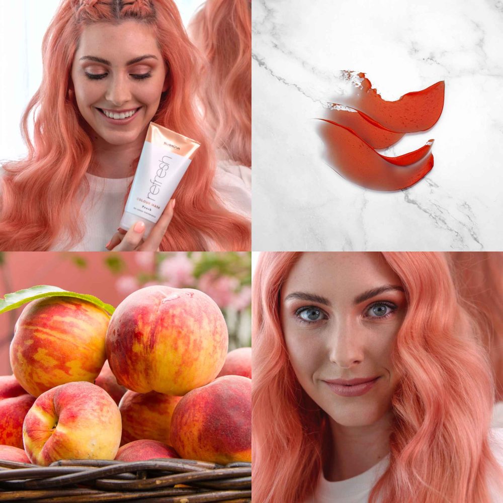 Subrina Professional Refresh Colour Mask Peach, 150 ml - Mască nuanțatoare pentru reîmprospătarea culorii - imagine 2