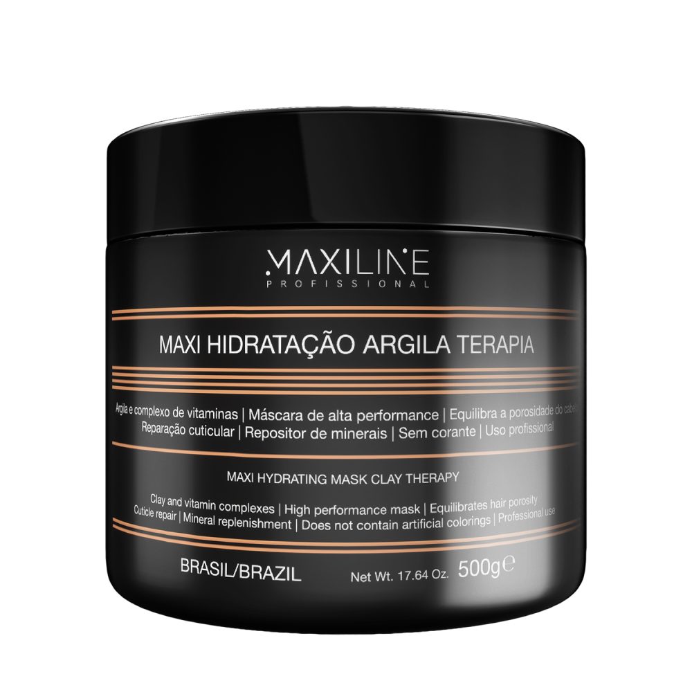 Maxiline Profissional Clay Therapy, 500 gr - Mască hidratantă cu argilă, 500 gr