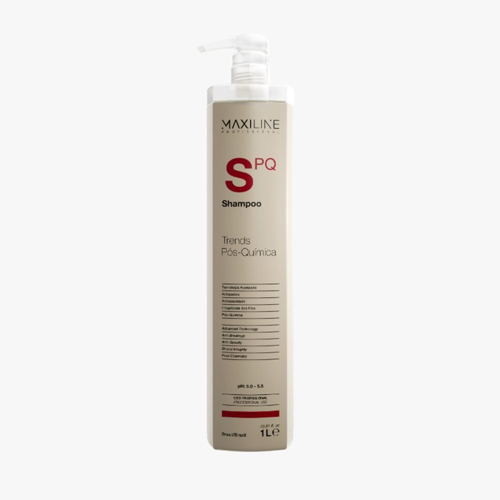Maxiline Professional Trends Pos-Quimica Shampoo, 1000 ml - Şampon destinat îngrijirii părului după procesarea chimică, 1000 ml