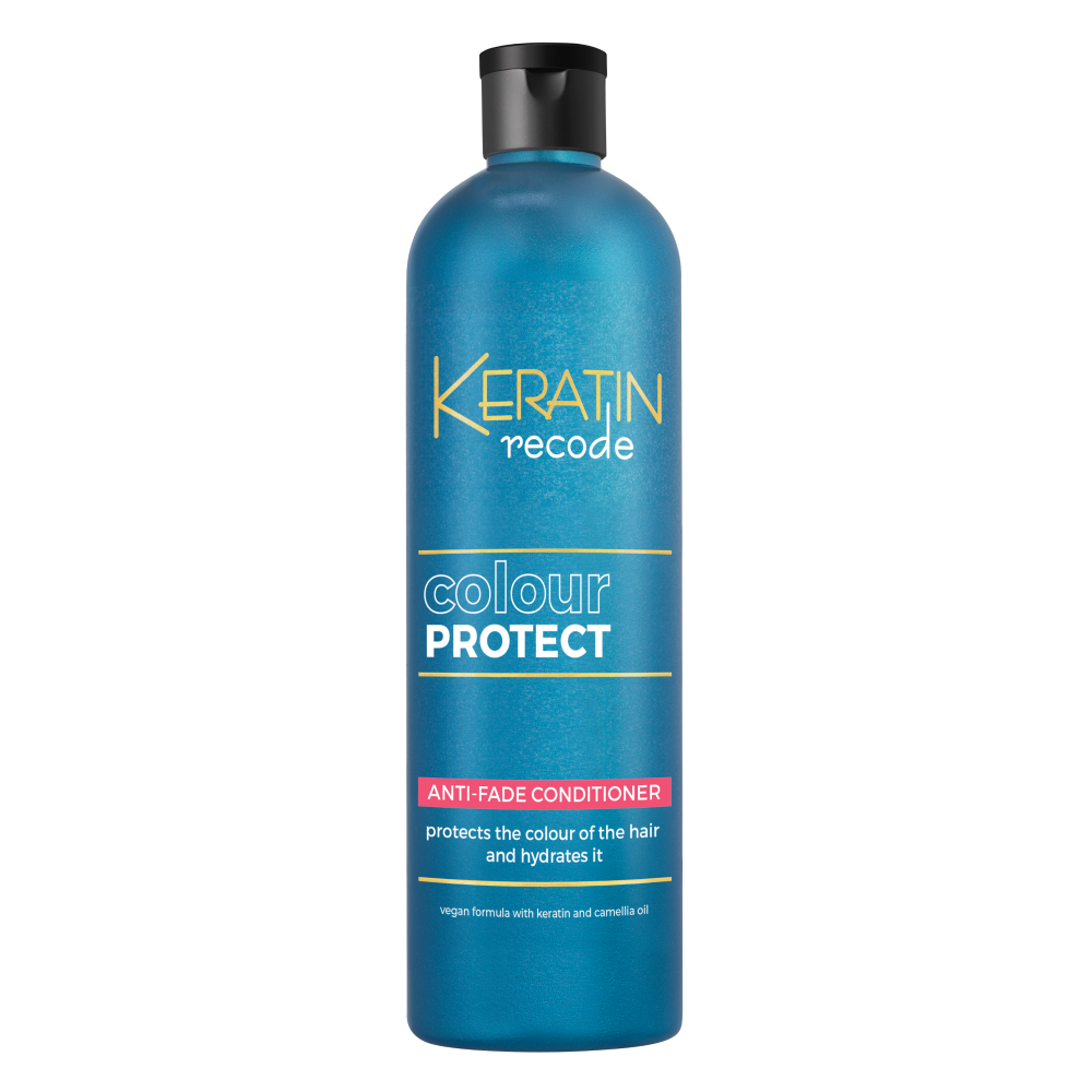 Keratin recode Colour Protect anti-fade conditioner, 400 ml - Balsam pentru protecția culorii părului, 400 ml
