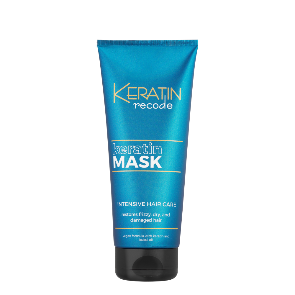 Keratin recode Keratin mask intensive hair care, 200 ml - Mască restructurantă pentru păr rebel, uscat și deteriorat, 200 ml