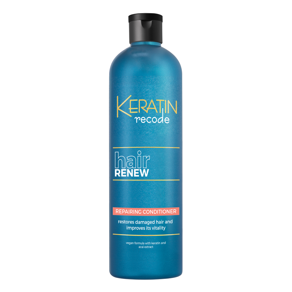 Keratin recode Hair Renew repairing conditioner, 400 ml - Balsam pentru îngrijirea părului uscat și deteriorat, 400 ml