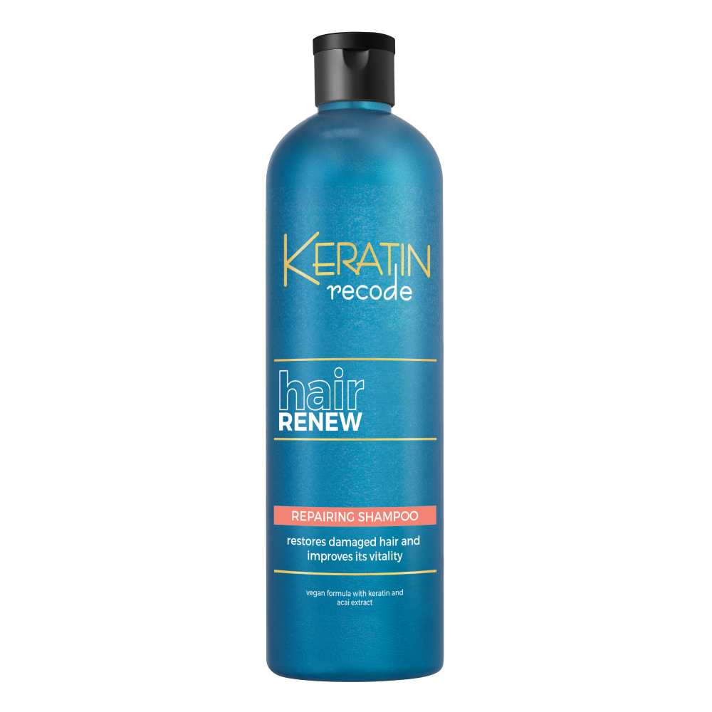 Keratin recode Hair Renew repairing shampoo, 400 ml  - Șampon pentru îngrijirea părului uscat și deteriorat, 400 ml