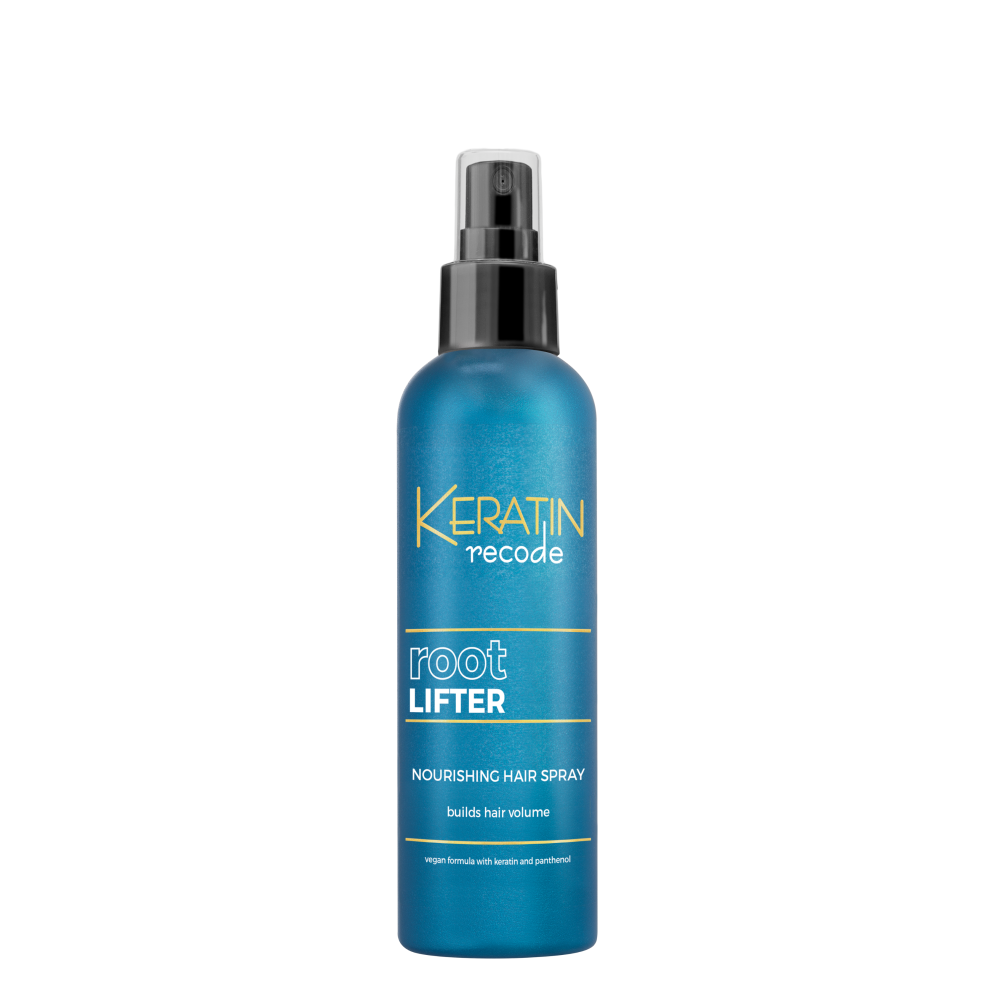 Keratin recode Root lifter nourishing hair spray, 150 ml - Spray nutritiv și pentru volum la rădăcini, 150 ml