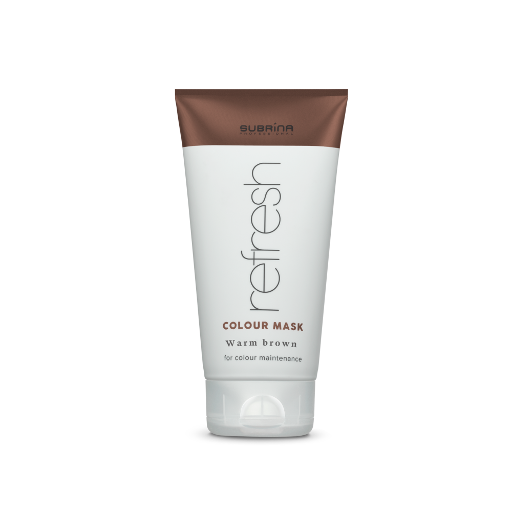 Subrina Professional Refresh Colour Mask Warm Brown, 150 ml - Mască nuanțatoare pentru reîmprospătarea culorii,150 ml