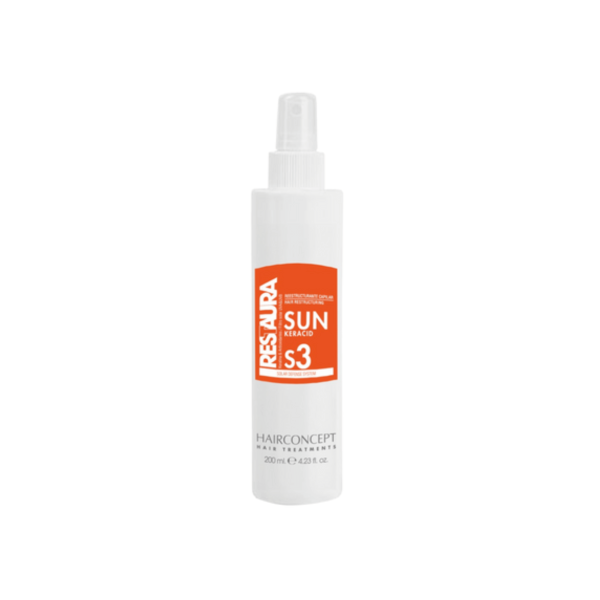 Hairconcept Professional Restaura S3 Sun Keracid, 200 ml - Spray bifazic Keracid Sun, 200 ml